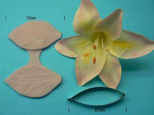 Lily Petal Cutter and Veiner Set - Click Image to Close
